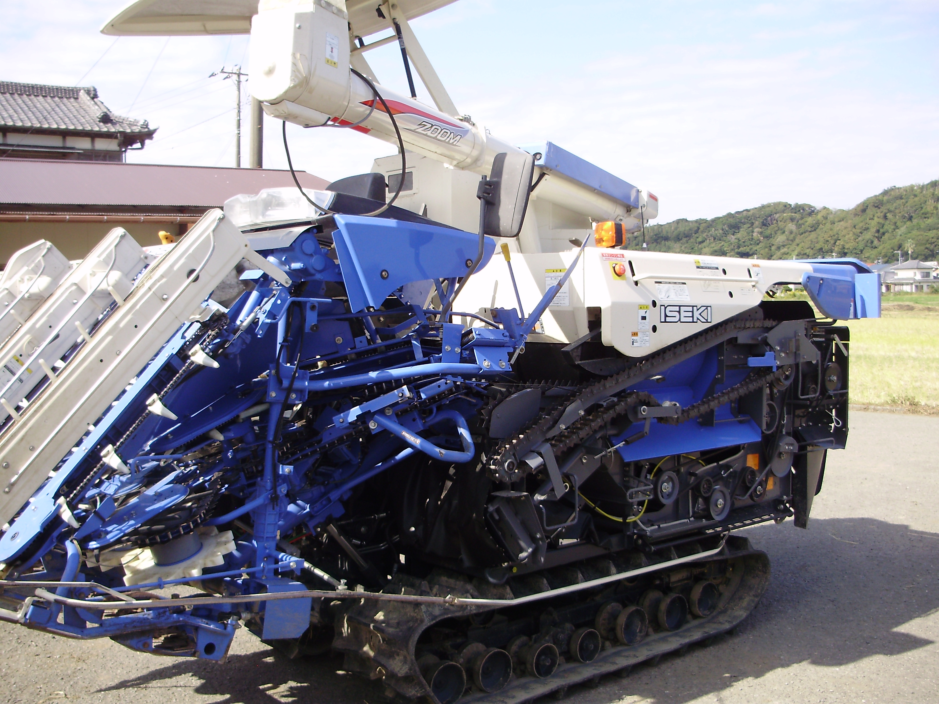 稲刈り作業スタンバイ完了