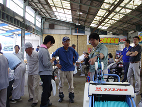 2017年農業機械展示会画像