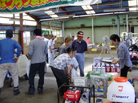 2017年農業機械展示会画像